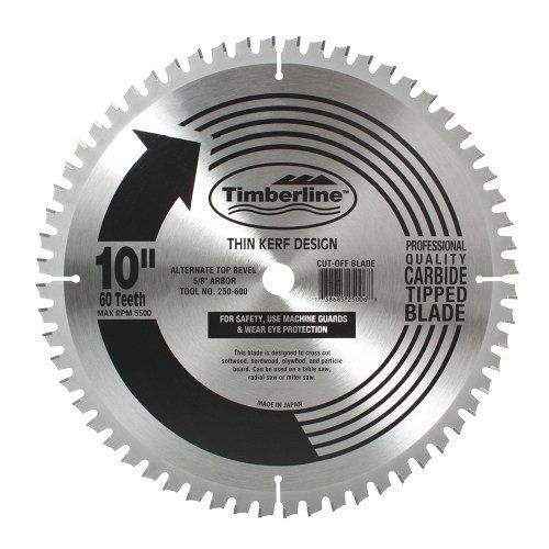 Timberline 250-600 General Purpose and Finishing 10-Inch Diameter by 60-Teeth by
