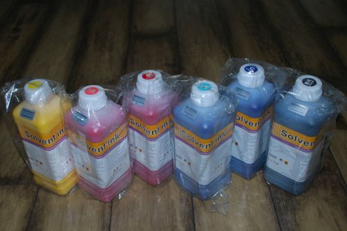 Eco Solvent Ink for Roland Mimaki Mutoh printers (cmyk lc lm) (6 liters) US Ship