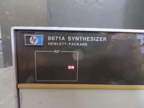 Agilent hp 8671a  w/op 006 synthesized signal generator  2ghz to   (25472 dr) for sale