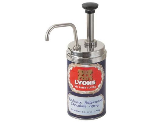 Server Stainless Steel Condiment Pump Only for Number 5 Can -- 1 each.