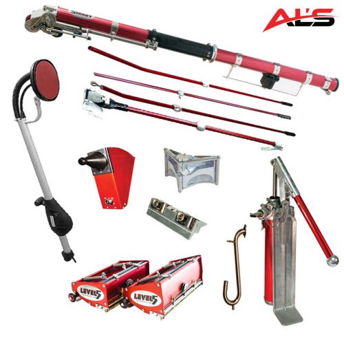 Level5 full set of automatic drywall taping tools w/ free drywall power sander for sale