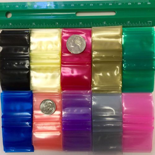 12510 ziplock plastic baggies 1300 10 color mix choose2.5ml guarantebuynoregrets for sale