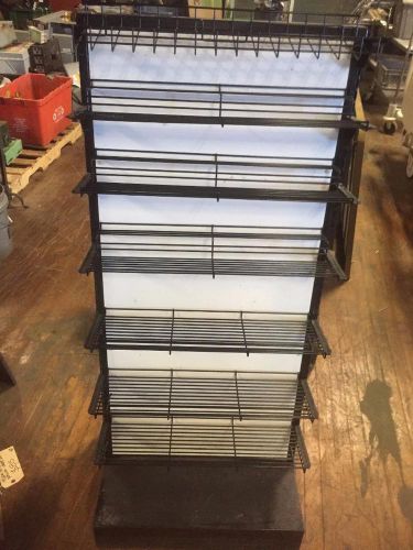 7 Shelf Display Wire Rack Convenience Store Retail Shop Adjustable Product USED