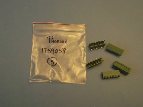 1759059 - QTY 5 - PHOENIX CONTACT MSTB 2,5/ 6-G-5,08 NEW MADE IN GERMANY