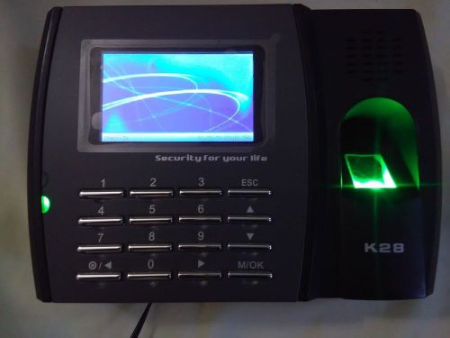 Time Attendace Terminal K28 W/ Power Adapter