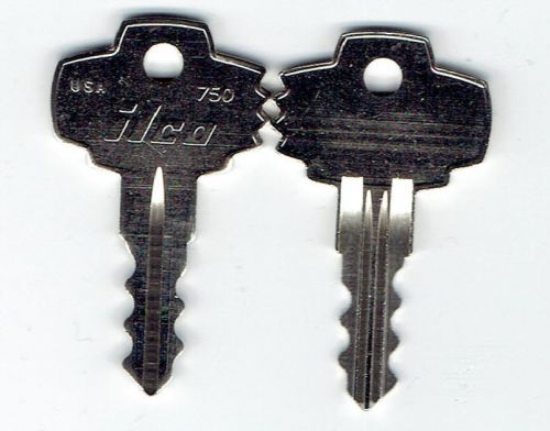 Fort 750 Nickel Silver Key Blank X2