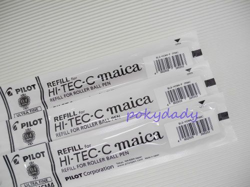 5 refills BLS-HCM4 for Pilot Hi-Tec C Maica 0.4mm roller ball pen Pink ink