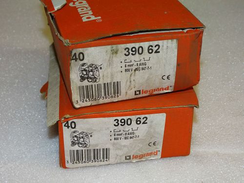 2 Boxes of Legrand 390 62 DIN Terminal Blocks.   VAT. Inv