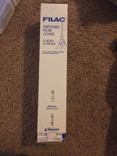 Kendall 8884221000 Filac Disposable Probe Covers 20 per box /18 boxes=360 total