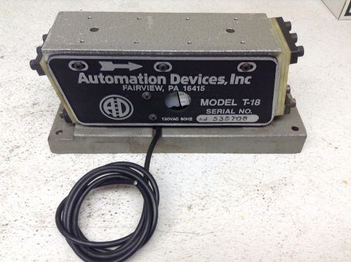 Automation devices model t-18 120 vac vibratory feeder vibrator t18 for sale