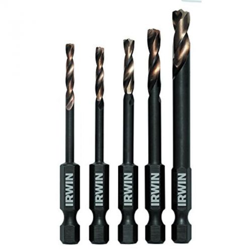 5-Piece Impact Performance Series Turbomax Black And Gold Drill Bit 1881323