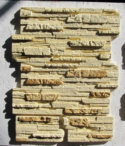 Polyurethane Molds for Concrete Plaster wall stone Form Gypsum Tiles silicone