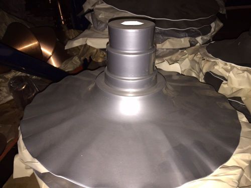 Ar-20-15 radial dome 20&#034; industrial lighting fixture medium socket 120v p chrome for sale