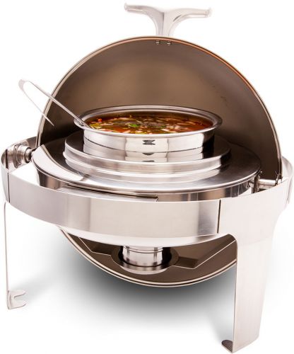 PrestoWare PWRS-513 Roll-Top Soup Station with 5 Qt Insert
