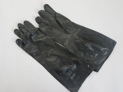 North by Honeywell Butyl 14&#034; Chemical Resistant Gloves Small #BO74GI, Lot of 3