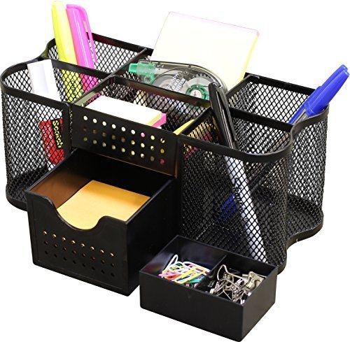 Deco Brothers DecoBros Desk Supplies Organizer Caddy (Black)