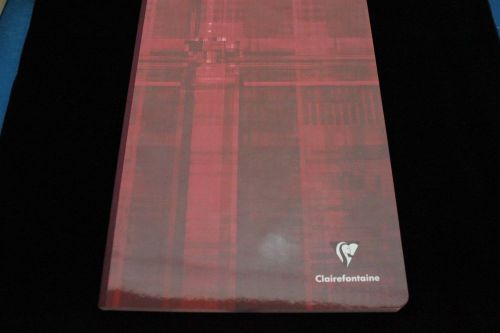 Clairefontaine Clothbound Notebook  8.25&#034; X 11.34&#034; Graph Red