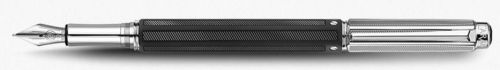 Caran d&#039;ache varius rubracer silver plated rhodium coated fountain pen for sale