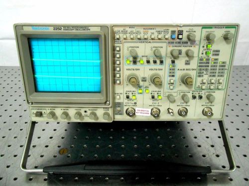 H128490 Tektronix 2252 100MHz Programmable Hardcopy Oscilloscope