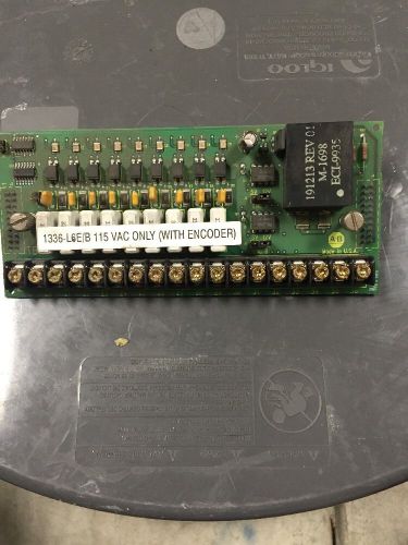 Allen-Bradley PCB 1336-L6E/B Control Interface Board 115VAC  74103-453-03A