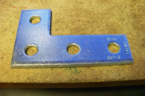 New cooper b-line b143zn flat angle plate, 4-hole, 9/16&#034; bolt, steel for sale