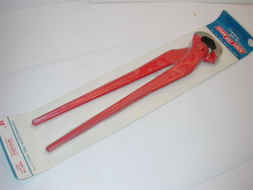 Vintage NOS CHANNELLOCK USA No 148-14 14&#034; Heavy Duty &#034;RED&#034; END CUTTING NIPPERS