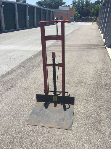Wesco pal-54-2230 series hydraulic platform pedal lift 54&#034; for sale