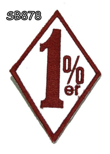 1%er Diamond Small Biker Badge embroidered patches