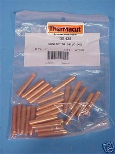 Thermacut / Miller .062 Contact Tips Spoolmatic 1, 2 &amp;3