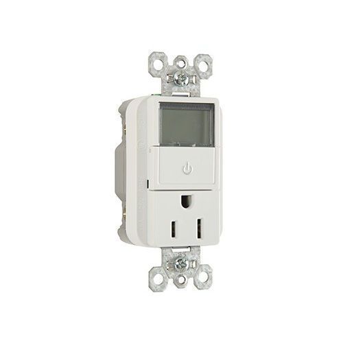 Legrand PLT26251 15A,125V Heavy-Duty Spec Grade Plug Load Timer Receptacle White