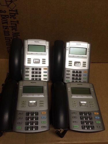 Nortel (Avaya) 1120e NTYS03 IP Phone Lot of 25 w/handsets &amp; stands Used