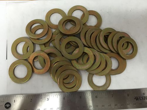 (LOT OF 39) Zinc Yellow-Chromate Plated High-Strength Grade 8 Steel Washer