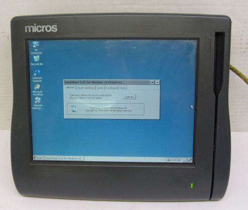 Micros 12.1&#034; Workstation 4 System Touchscreen POS Terminal Set 400614-001 60326