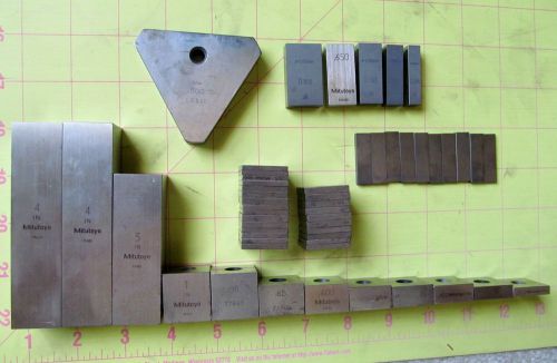 Gauge blocks lot - mitutoyo fowler - gage block lot - vintage - steel for sale
