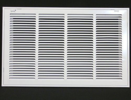 HVAC Premium 24&#034; x 18&#034; RETURN FILTER GRILLE - Easy Air FLow - Flat Stamped Face