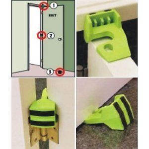 Wedge-It The Ultimate Door Stop - Lime Green 12 Pack