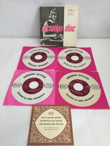 Dictation Disc DDC Shorthand Speed Development 45RPM RECORDS 430