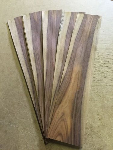 Wood Veneer Rosewood 5x36 22Pcs Total Raw Veneer  &#034;EXOTIC&#034; RW15 6-15-16