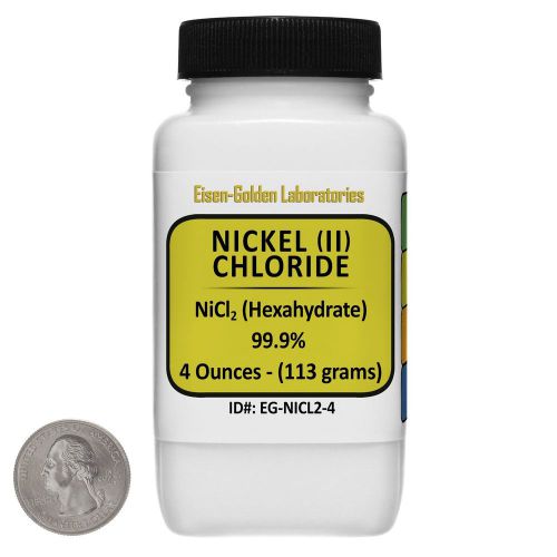 Nickel chloride [nicl2] 99.9% acs grade crystals 4 oz in a wide-mouth bottle usa for sale