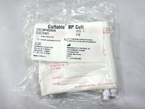 GE VSI Cuffable Small Adult BP Cuff, BP452620 (SINGLE CUFF)