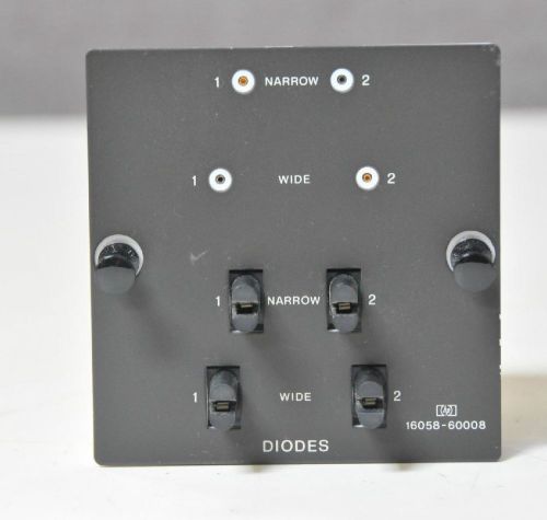 HP Agilent Keysight 16058-60008 Diode Panel