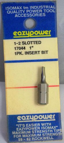 Isomax Eazypower Tools 1-2 Slotted Insert Screw Driver Bit Tip 17044