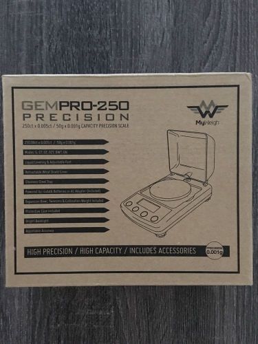 My weigh gempro 250 compact jewelry scale scgempro250 7&#034; x 6.8&#034; x 3.1&#034; new for sale