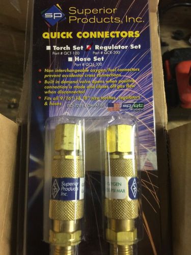 Superior Products Oxygen/fuel Quick Connects QCR-200