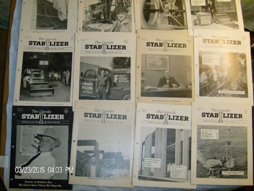 The Stabilizer Magazine by Lincoln Electric Co.  Welding 43 issues 1940 to 1994