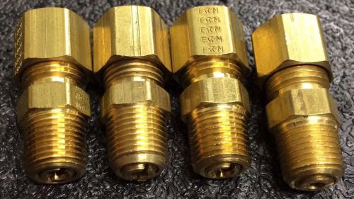 (4pk) 1/8npt 1/4&#034; comp tube check valve gas engine fuel brass motor water oil for sale