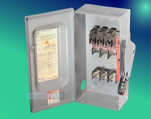 H362 square d 60a 600v fusible safety switch refurb for sale