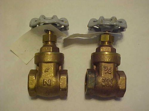 Nibco 3/4&#034; check valve brass bronze  200 wog threaded new! for sale