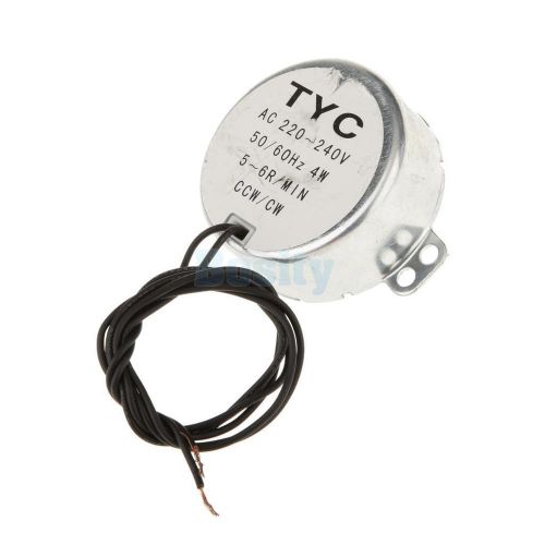 TYC-50 AC Synchronous Motor 220-240V 3RPM 4W 4Kgf.cm Torque CCW/CW