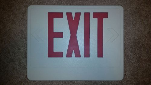 CXTEU2RW LED Emergency Light FIRE Exit Fixtures Sign/Fixture Cover